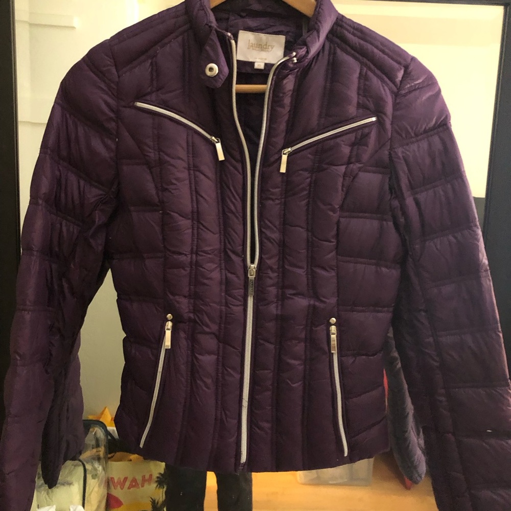 Laundry Quilted Puffer Coat.
Beautiful Color!! - Picture 1 of 3